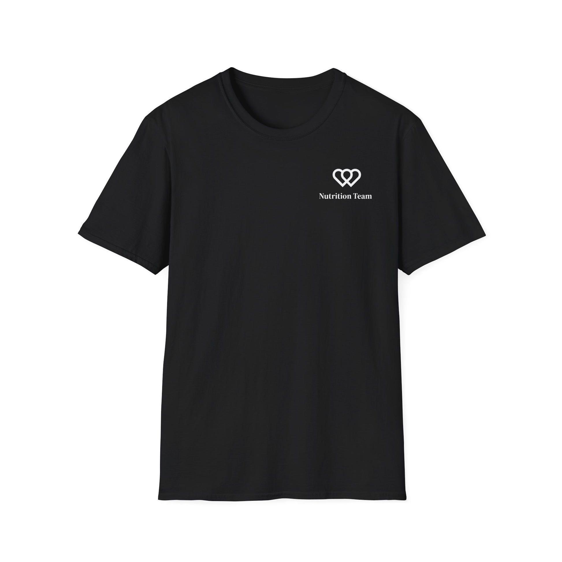 Nutrition Team T-Shirt — Heart Logo 'within' Back