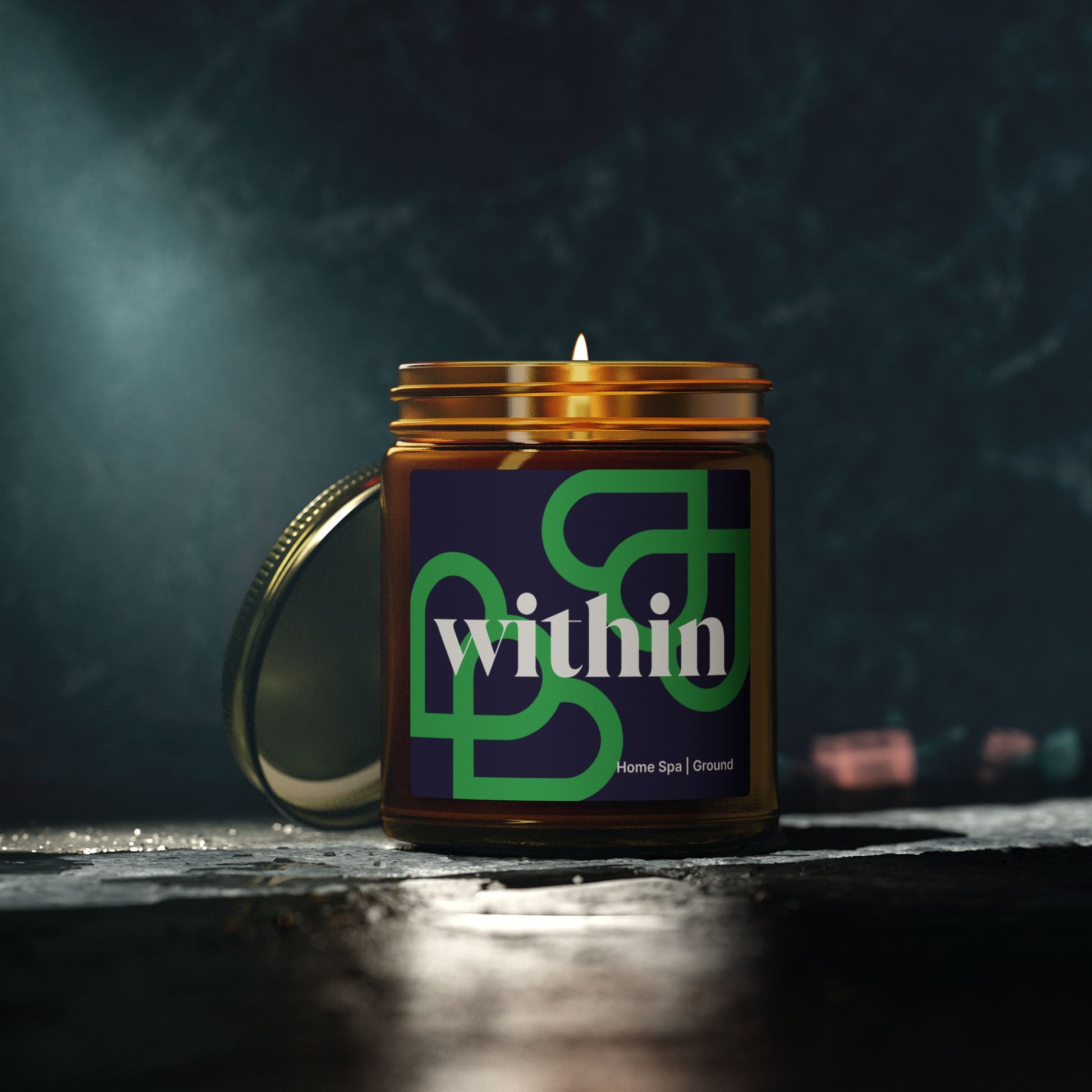 Scented Candle | Grounded Collection | Coconut Apricot Wax (4oz, 9oz)