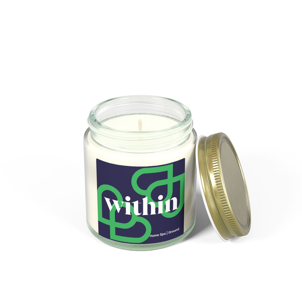 Scented Candle | Grounded Collection | Coconut Apricot Wax (4oz, 9oz)