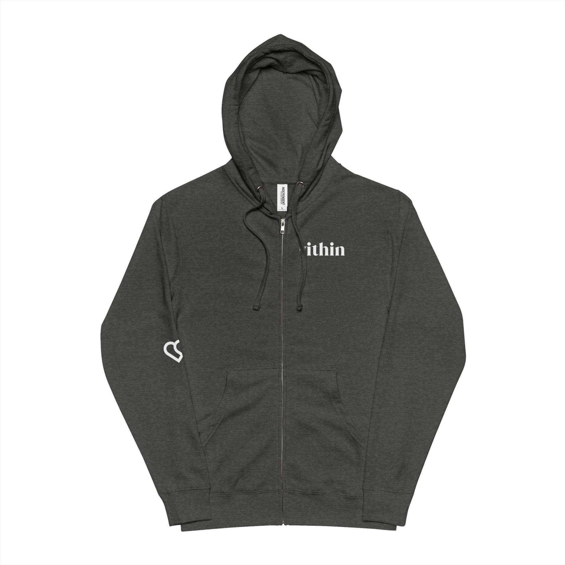 Within Health - Unisex Fleece Zip Up Hoodie | Cozy Casual Wear, Perfect Gift, Everyday Comfort, Fitness Fashion, Outdoor Adventures