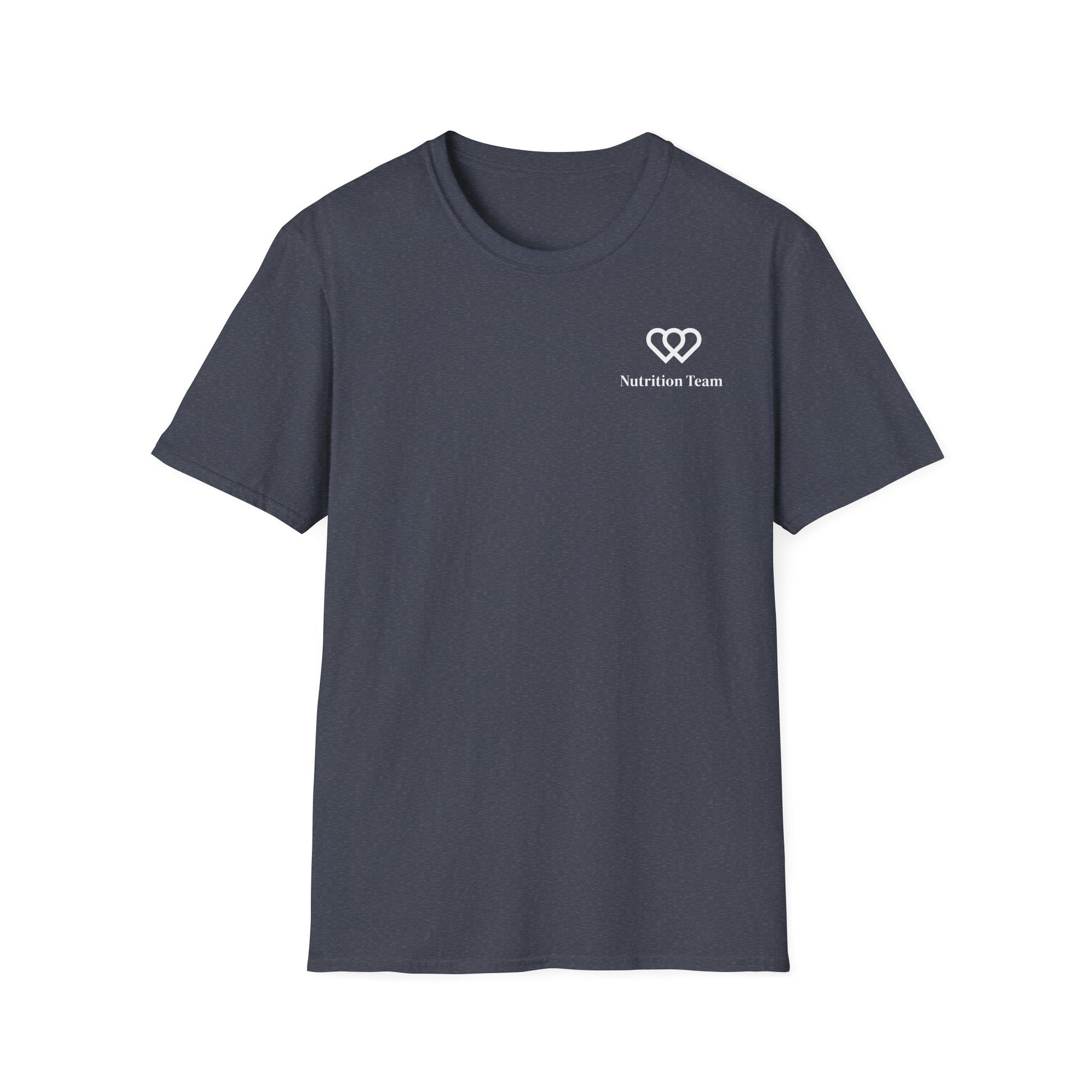 Nutrition Team T-Shirt — Heart Logo 'within' Back