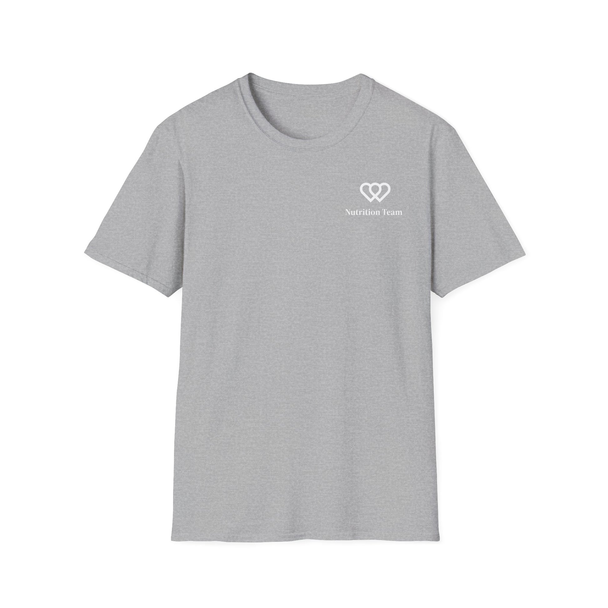 Nutrition Team T-Shirt — Heart Logo 'within' Back