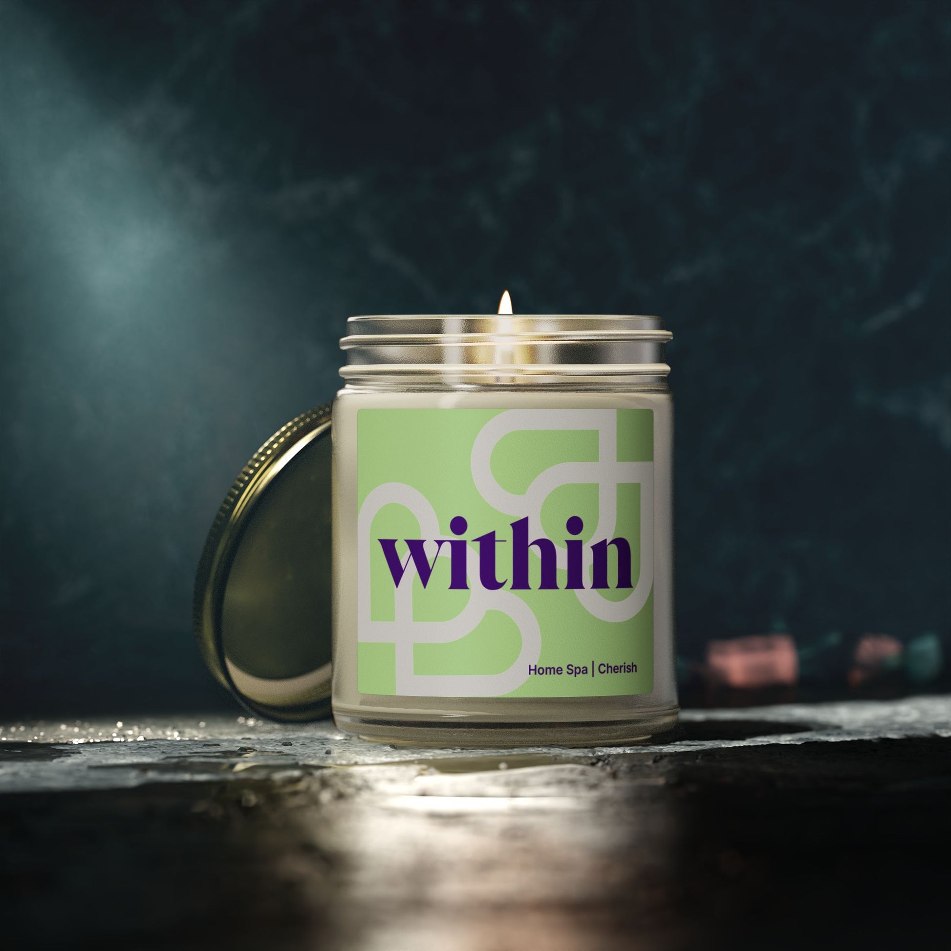 Scented Candle | Cherished Collection | Coconut Apricot Wax (4oz, 9oz)