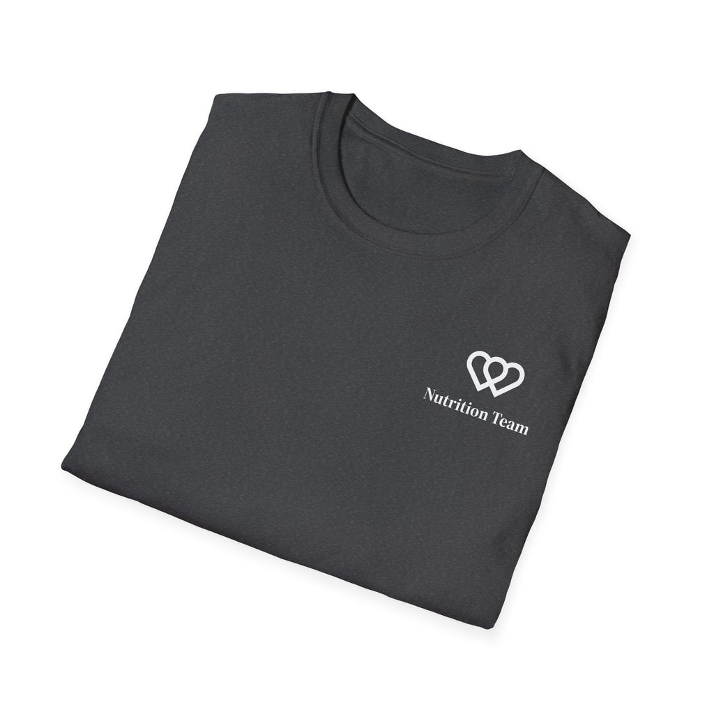 Nutrition Team T-Shirt — Heart Logo 'within' Back