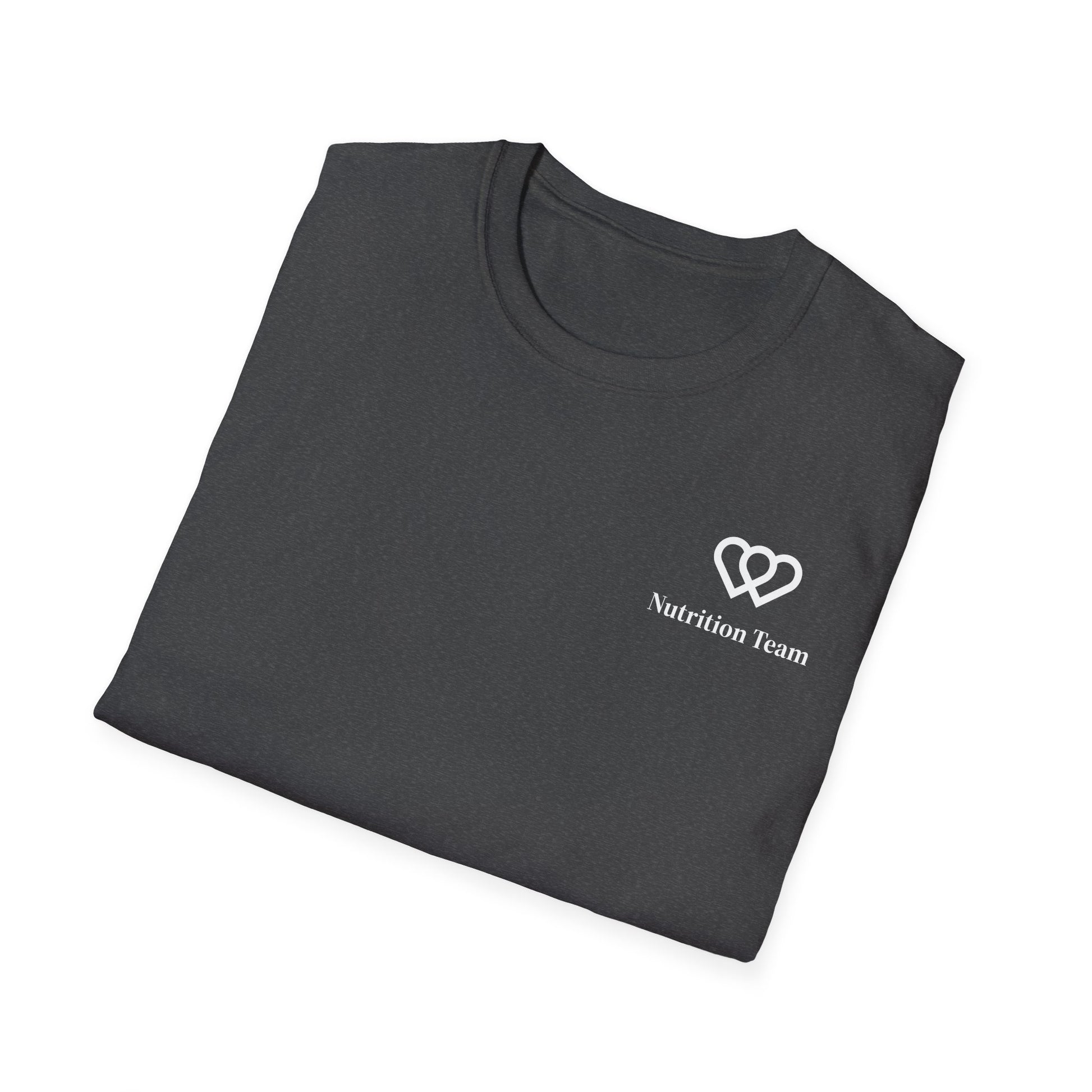 Nutrition Team T-Shirt — Heart Logo 'within' Back