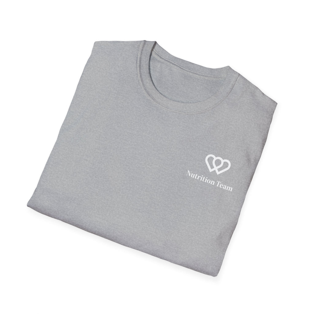 Nutrition Team T-Shirt — Heart Logo 'within' Back