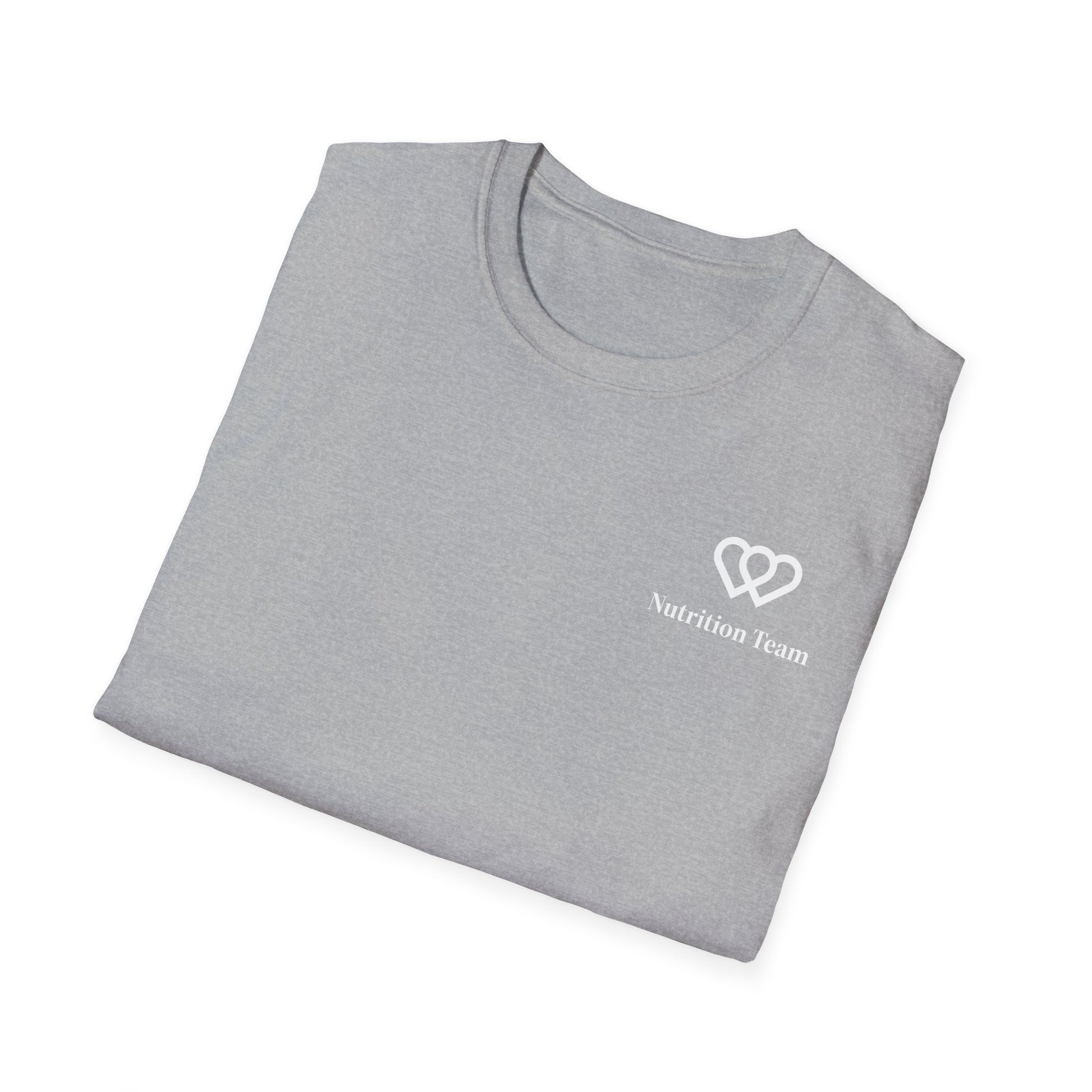 Nutrition Team T-Shirt — Heart Logo 'within' Back