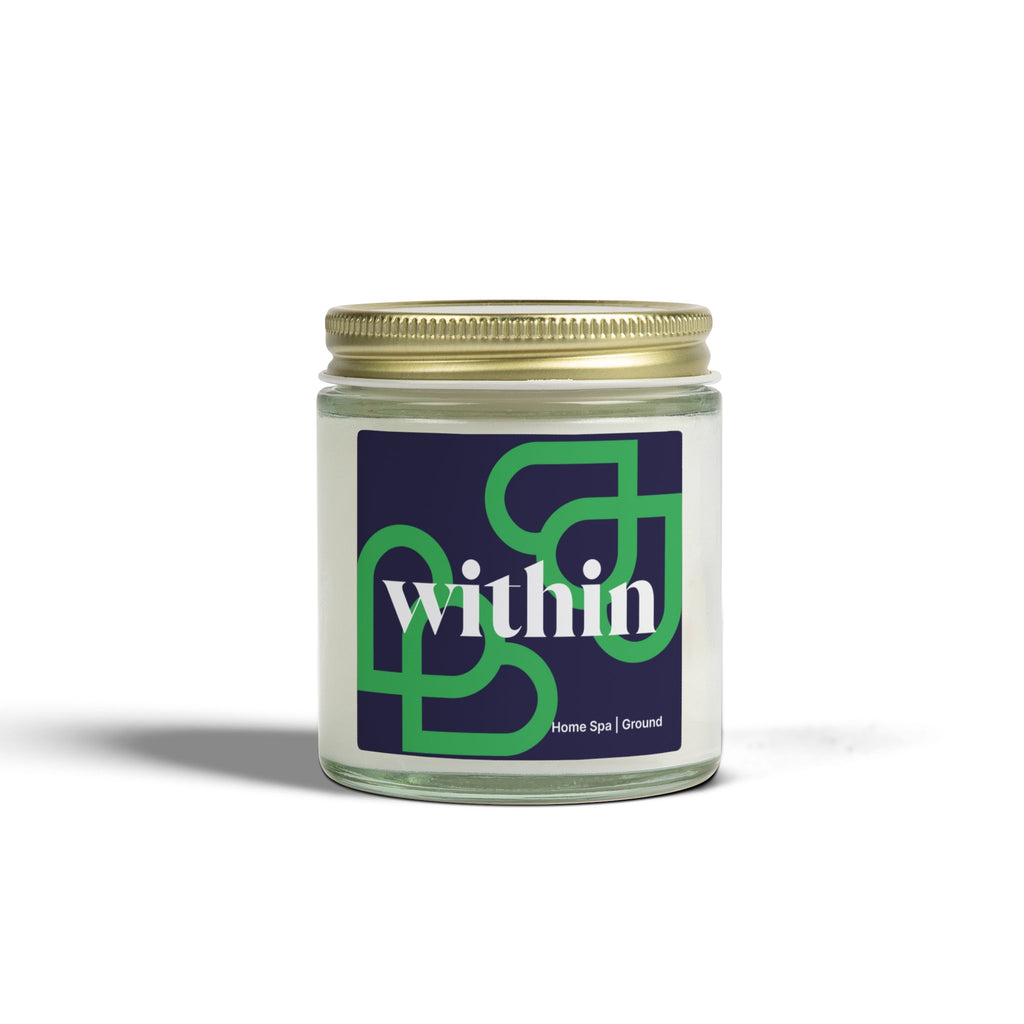 Scented Candle | Grounded Collection | Coconut Apricot Wax (4oz, 9oz)