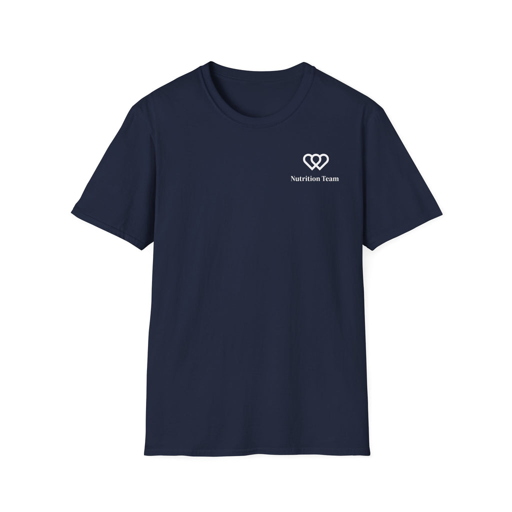Nutrition Team T-Shirt — Heart Logo 'within' Back