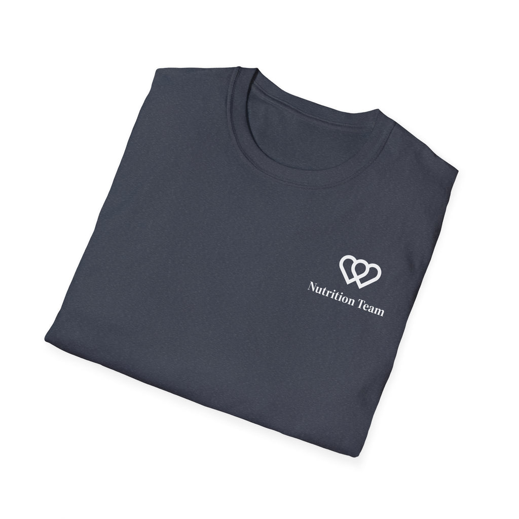 Nutrition Team T-Shirt — Heart Logo 'within' Back