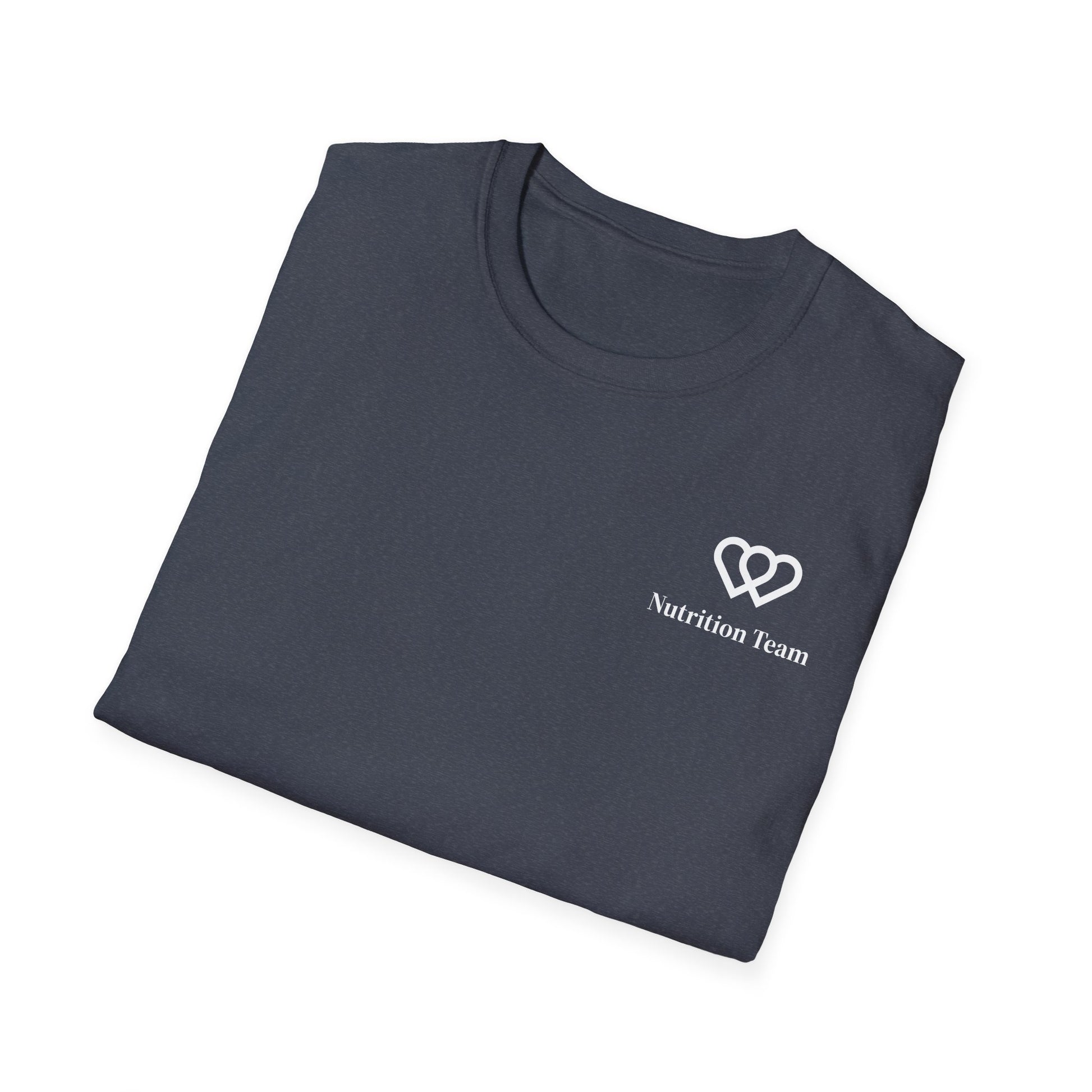 Nutrition Team T-Shirt — Heart Logo 'within' Back