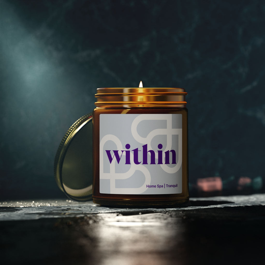 Scented Candle | Tranquility Collection | Coconut Apricot Wax (4oz, 9oz)