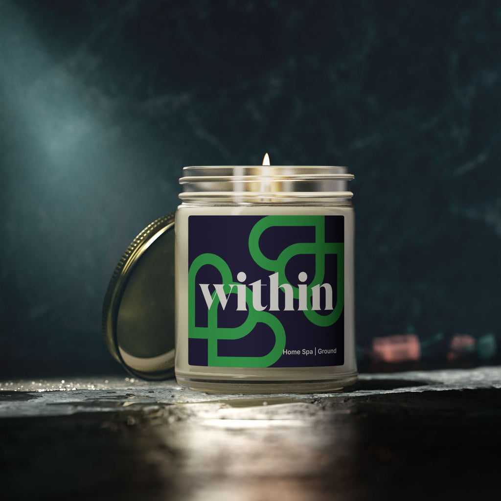 Scented Candle | Grounded Collection | Coconut Apricot Wax (4oz, 9oz)