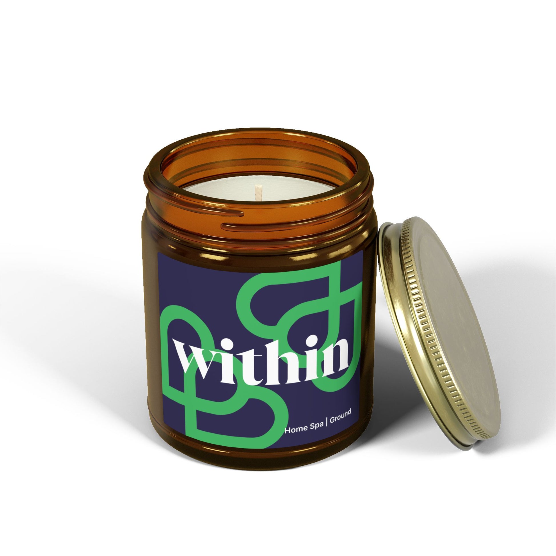 Scented Candle | Grounded Collection | Coconut Apricot Wax (4oz, 9oz)