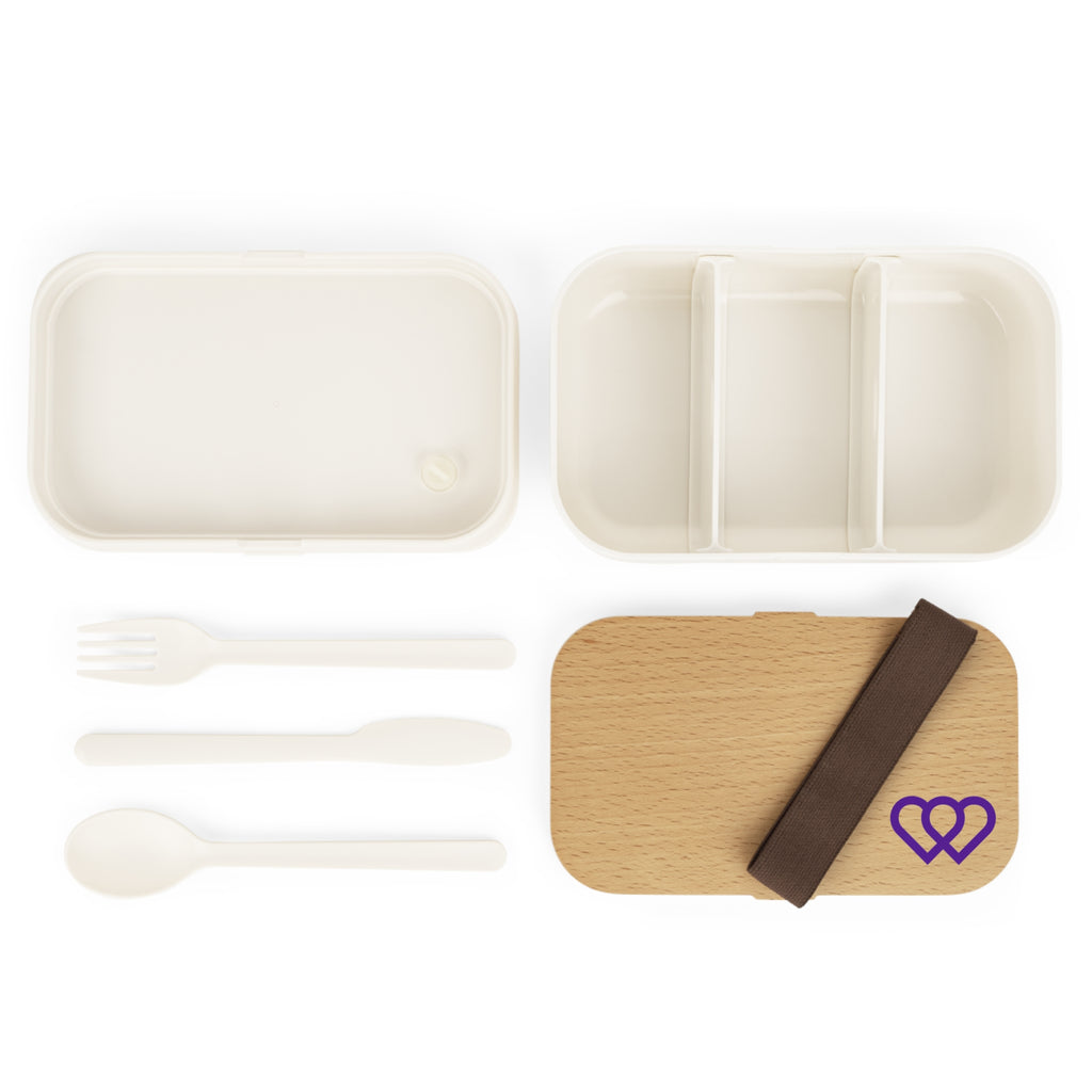 Bento Lunch Box with Heart Design | Eco-Friendly Meal Container for Kids & Adults, Perfect for School, Work, picnics, and Gifts