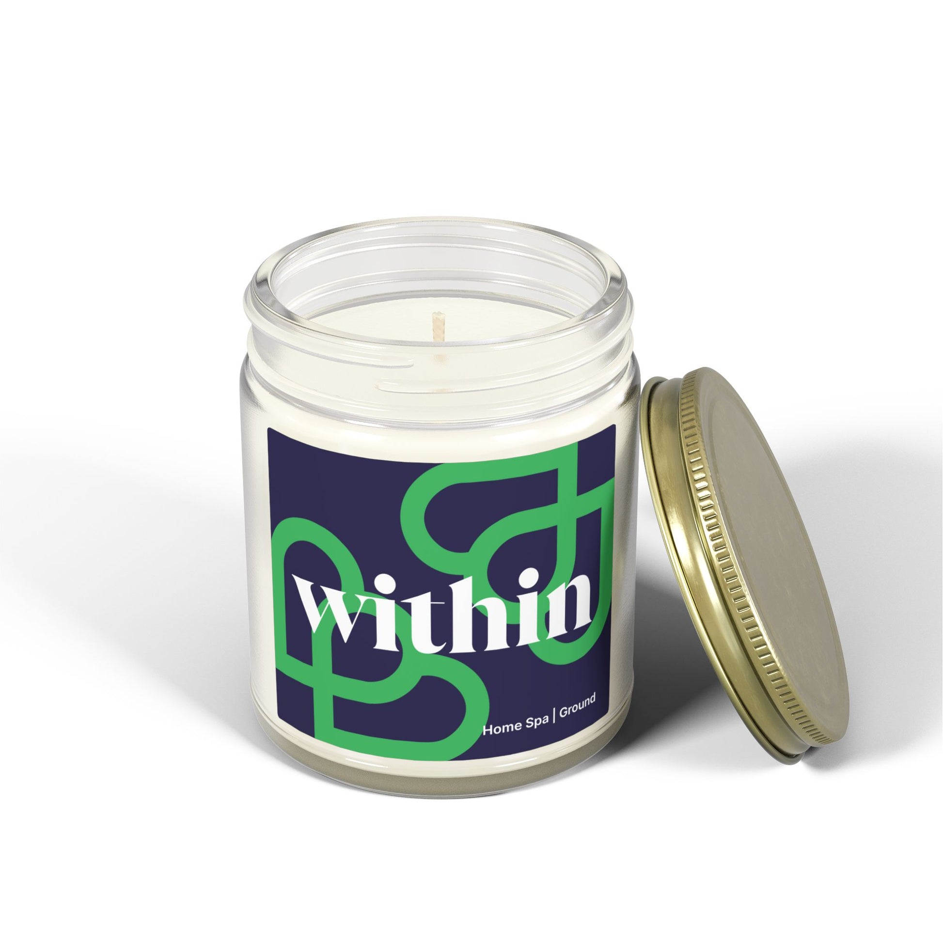 Scented Candle | Grounded Collection | Coconut Apricot Wax (4oz, 9oz)