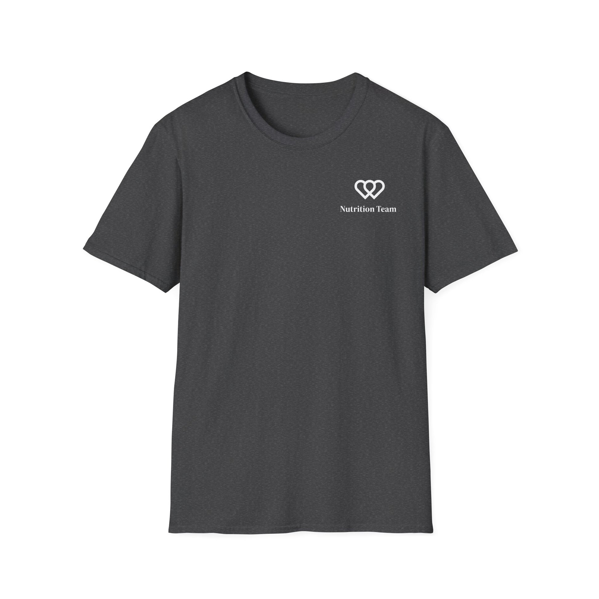 Nutrition Team T-Shirt — Heart Logo 'within' Back