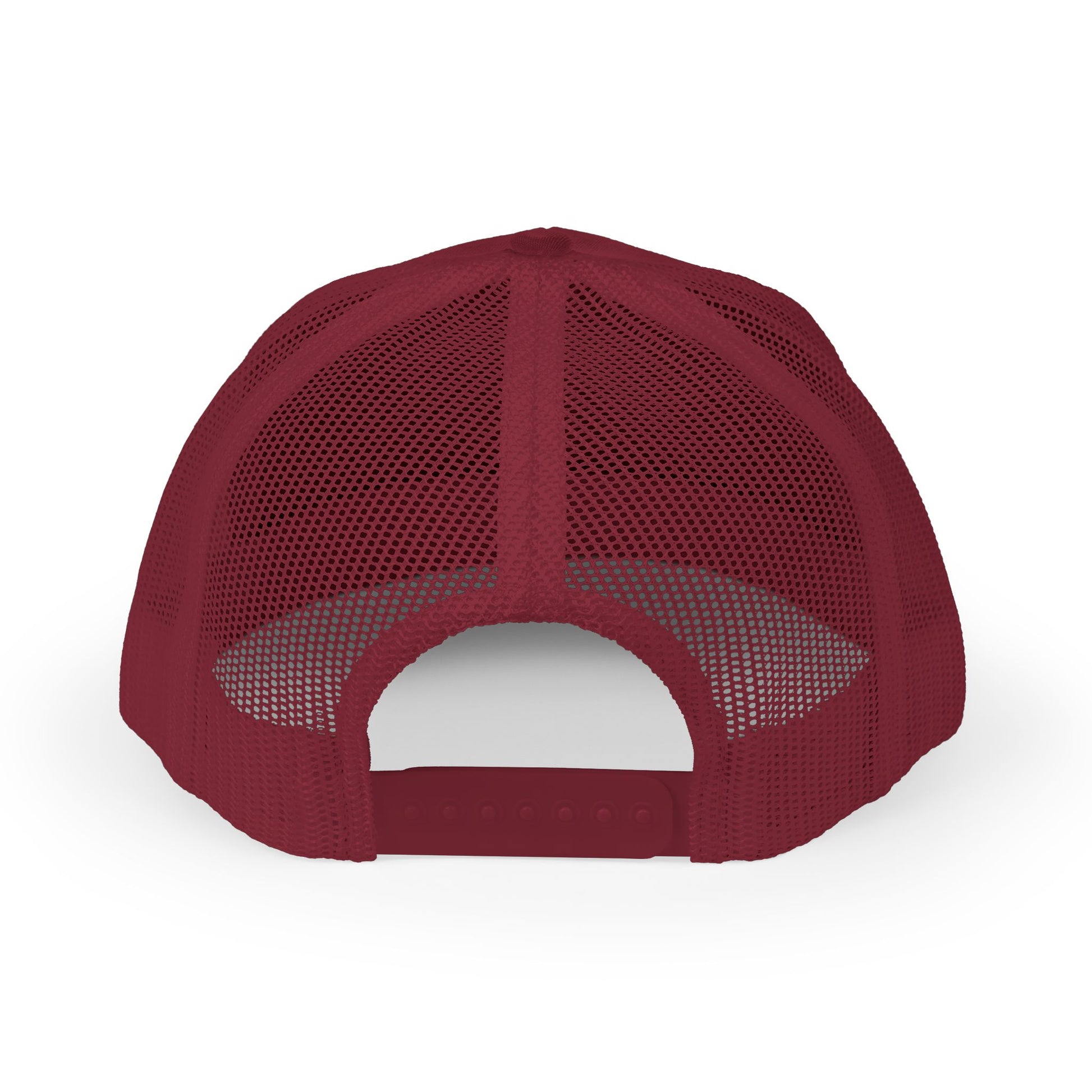 Heart Link Snapback Trucker Cap – Interlocking Hearts Embroidered Mesh Hat