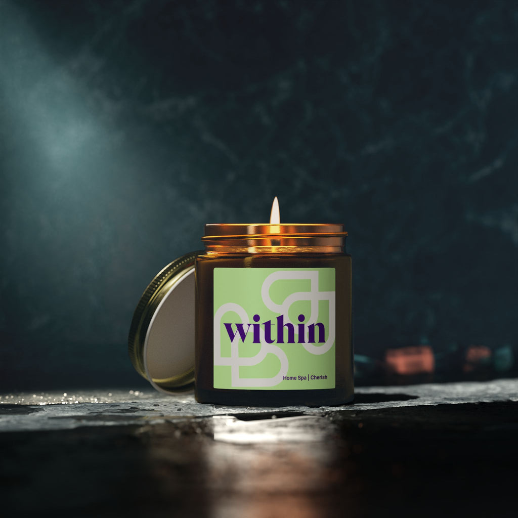 Scented Candle | Cherished Collection | Coconut Apricot Wax (4oz, 9oz)